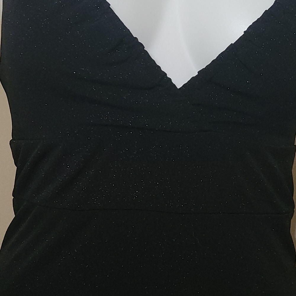 Slinky black dress